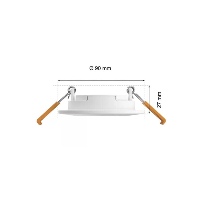 Philips - LED RGBW Lampada da incasso dimmerabile per bagni Hue SLIM LED/8,3W/230V 2000-6500K IP44 bianco