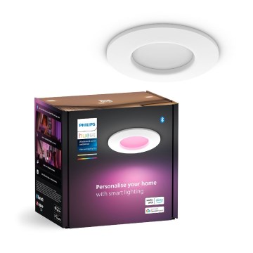 Philips - LED RGBW Lampada da incasso dimmerabile per bagni Hue SLIM LED/8,3W/230V 2000-6500K IP44 bianco