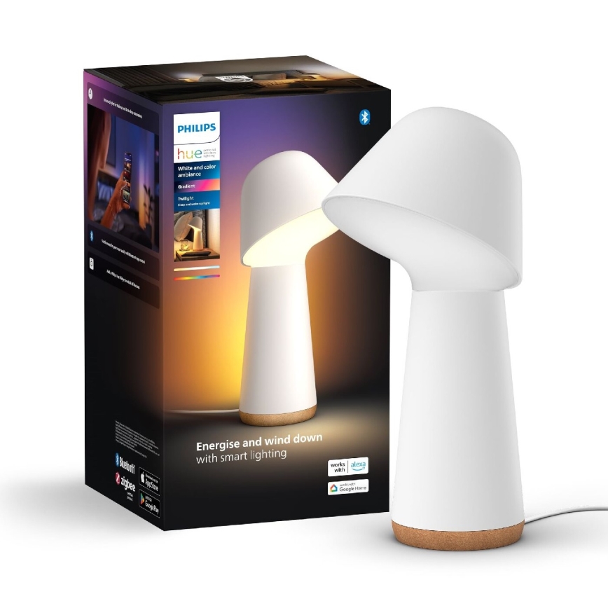 Philips - LED RGBW Lampada da tavolo dimmerabile Hue TWILIGHT LED/13,4W/230V 2000-6500K