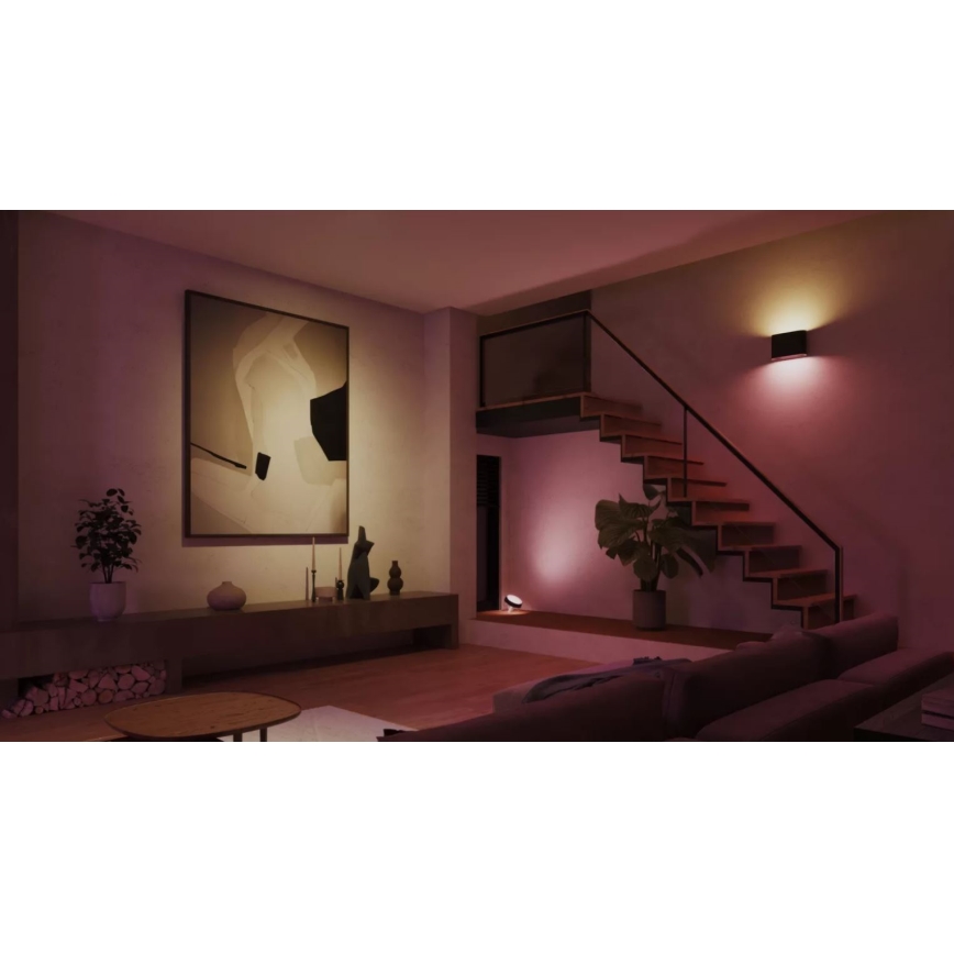 Philips - LED RGBW Applique da esterno dimmerabile Hue DYMERA 2xLED/10,2W/230V 2000-6500K IP44
