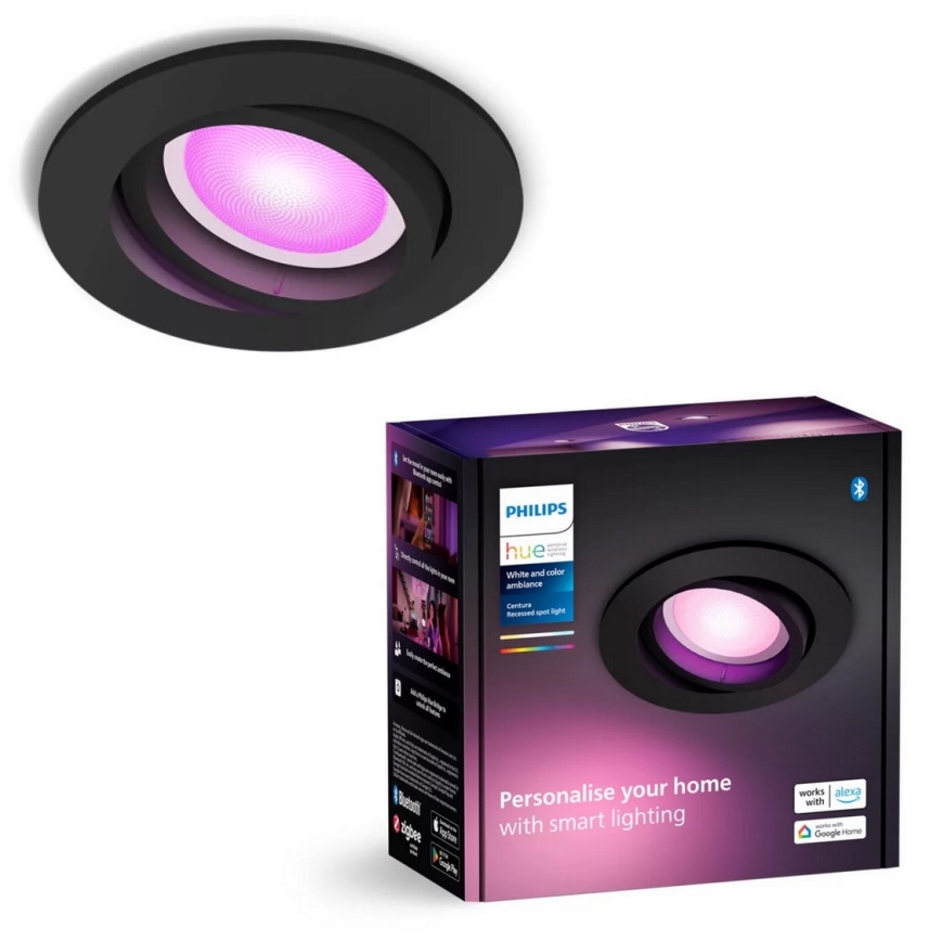 Philips - LED RGBW Spot encastrable à intensité variable Hue CENTURA 1xGU10/4,2W/230V 2000-6500K