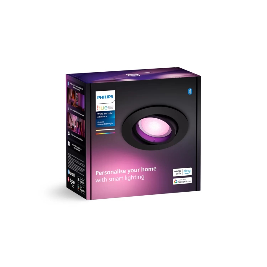 Philips - LED RGBW Spot encastrable à intensité variable Hue CENTURA 1xGU10/4,2W/230V 2000-6500K