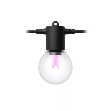 Philips - LED RGBW verlängerbare, dimmbare Außen-Lichterkette Hue FESTAVIA 20xLED 14m IP65