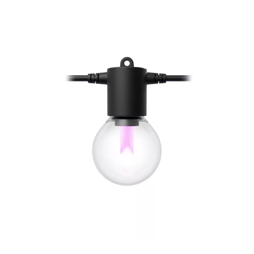 Philips - LED RGBW verlängerbare, dimmbare Außen-Lichterkette Hue FESTAVIA 20xLED 14m IP65