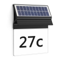 Philips - LED Solar-Hausnummer ENKARA LED/0,2W/3,7V 1800 mAh IP44