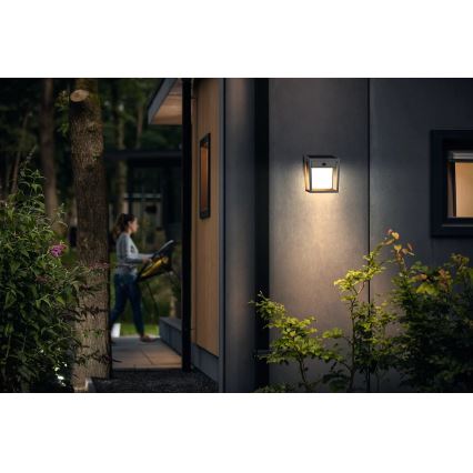 Philips - LED Solar-Wandleuchte mit Bewegungs- und Dämmerungssensor BLAISE LED/1,5W/3,7V 2600 mAh 3000K IP44