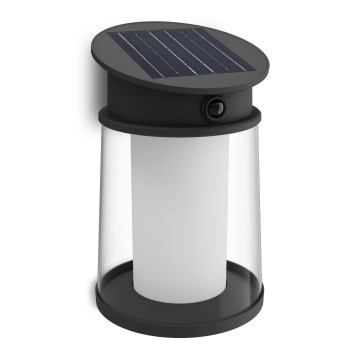 Philips - LED-Solar-Wandleuchte mit Bewegungs- und Dämmerungssensor JUDA LED/3,2W/3,7V 2600 mAh 2700K IP44