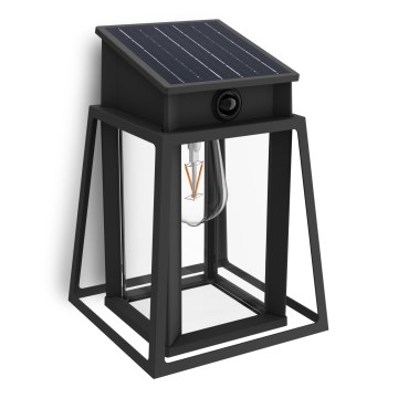 Philips - LED-Solar-Wandleuchte mit Bewegungs- und Dämmerungssensor LYSIN LED/3,2W/3,7V 2600 mAh 2700K IP44