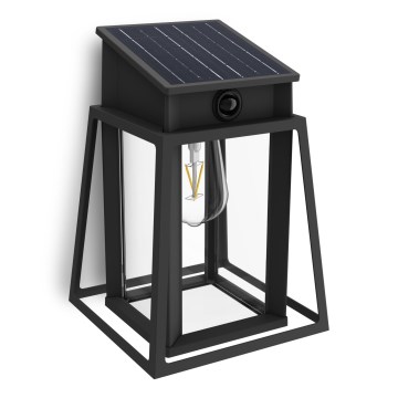 Philips - LED-Solar-Wandleuchte mit Bewegungs- und Dämmerungssensor LYSIN LED/3,2W/3,7V 2600 mAh 4000K IP44