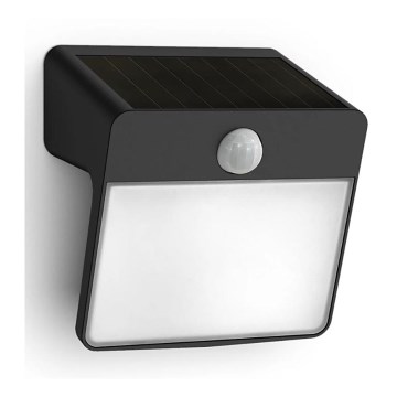 Philips - LED-Solar-Wandleuchte mit Bewegungs- und Dämmerungssensor YARIXA LED/2,2W/3,7V 600 mAh IP44