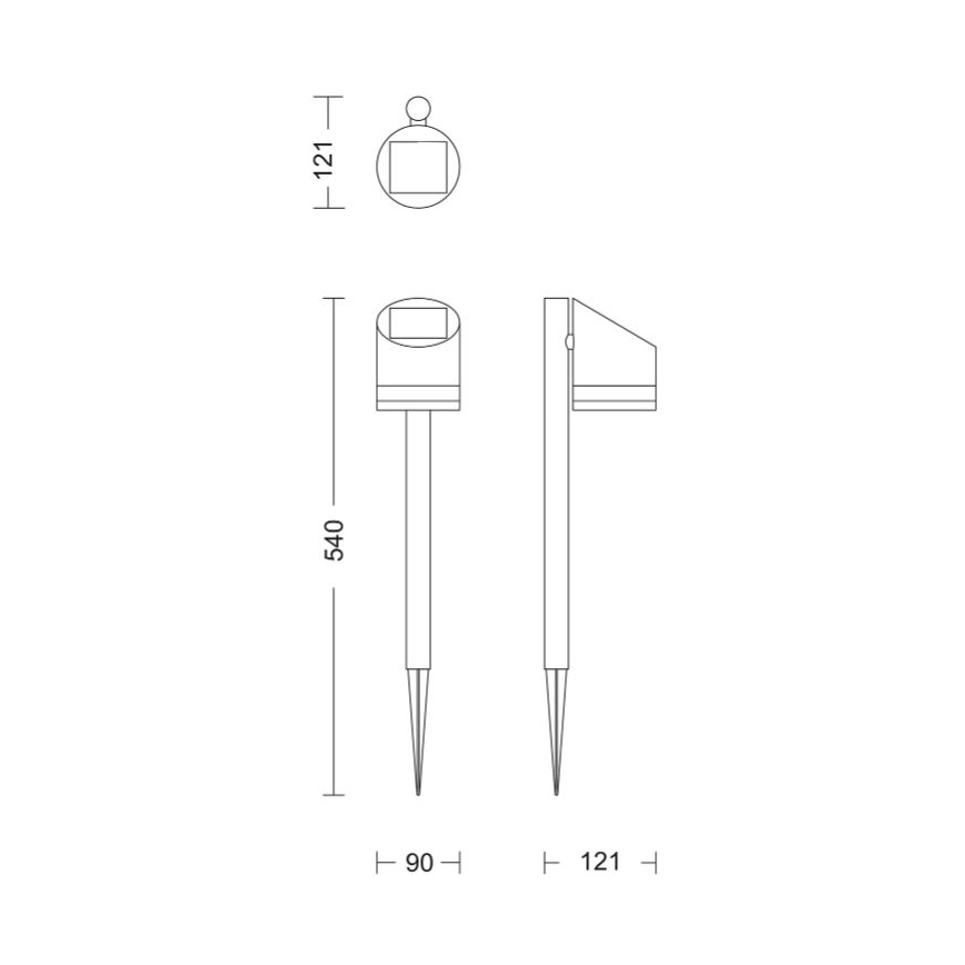 Philips - LED-Solarlampe FYCE LED/1,5W/3,7VIP44