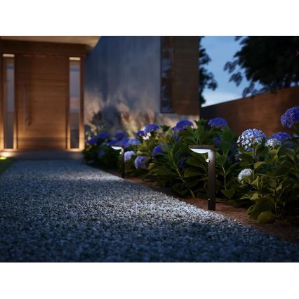 Philips - LED Solarleuchte mit Bewegungs- und Dämmerungssensor LED/1,2W/4V 1800 mAh 4000K IP44