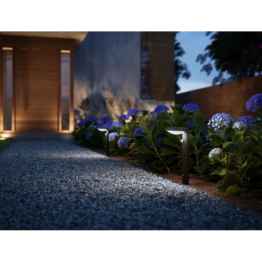 Philips - LED Solarleuchte mit Bewegungs- und Dämmerungssensor LED/1,2W/4V 1800 mAh 4000K IP44