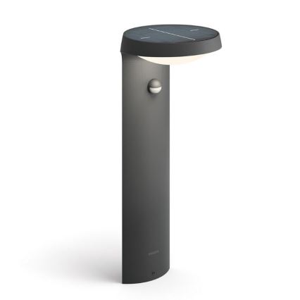 Philips - LED Solarleuchte mit Bewegungs- und Dämmerungssensor LED/1,2W/4V 1800 mAh 4000K IP44