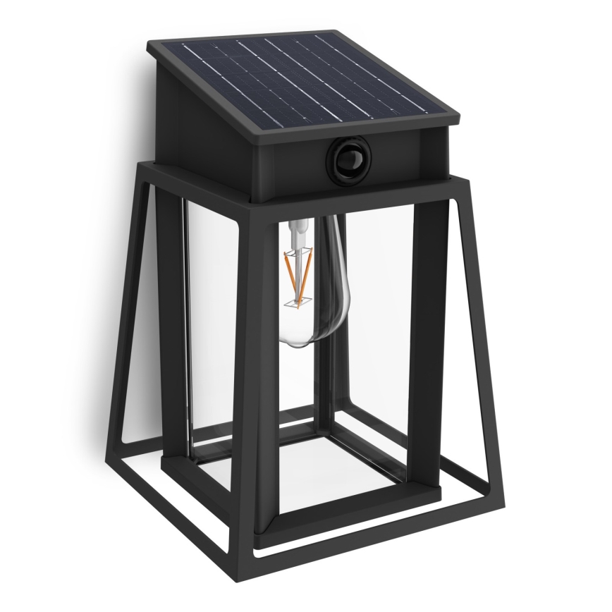 Philips - LED-Solarwandleuchte mit Sensor LYSIN LED/3,2W/3,7V 2700K IP44