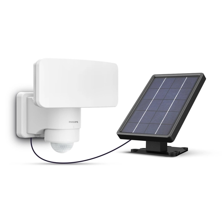 Philips - LED-Solarwandleuchte mit Sensor TYLUS LED/6W/3,7V 5000K IP44