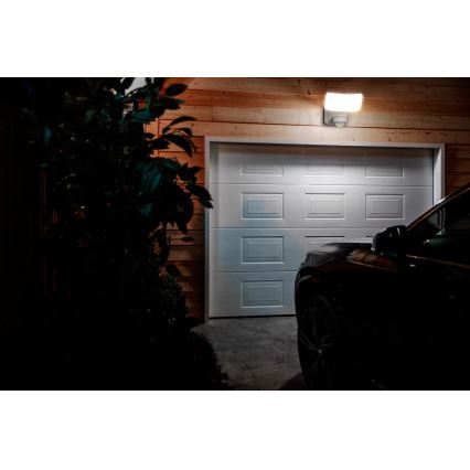 Philips - LED-Solarwandleuchte mit Sensor TYLUS LED/6W/3,7V 5000K IP44