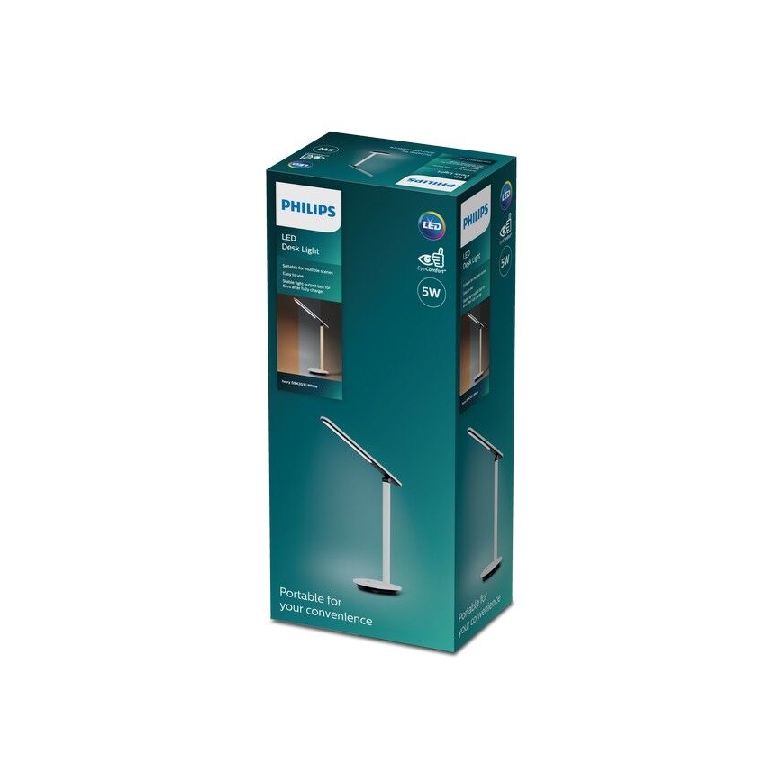 Philips - Dimmbare LED-Tischleuchte IVORY LED/5W/5V 2700/3600/5000K CRI 90
