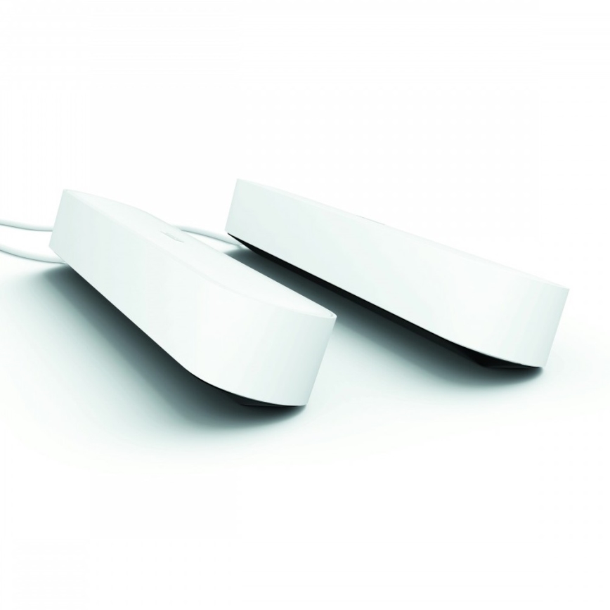 Philips 78202/1E/P7  - SET 2x Lampe de table LED RGB intensité modulable HUE WHITE AND COLOR AMBIANCE LED/6W/230V blanc