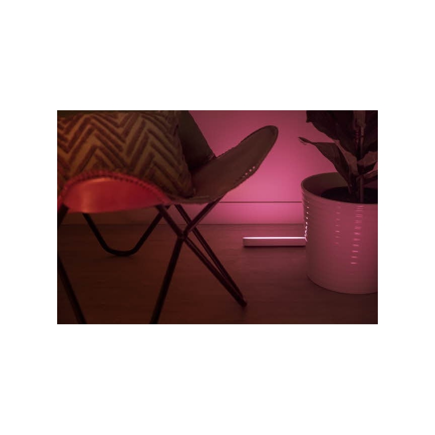 Philips 78202/1E/P7  - SET 2x Lampe de table LED RGB intensité modulable HUE WHITE AND COLOR AMBIANCE LED/6W/230V blanc