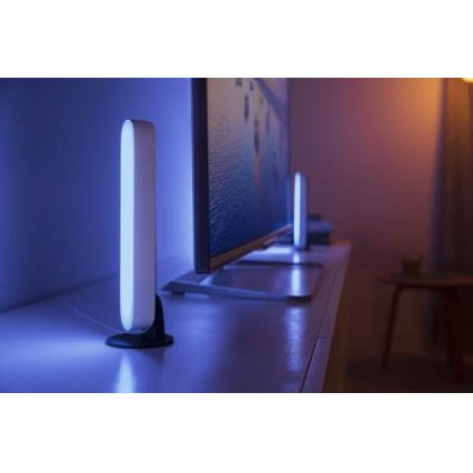 Philips 78202/1E/P7  - SET 2x Lampe de table LED RGB intensité modulable HUE WHITE AND COLOR AMBIANCE LED/6W/230V blanc