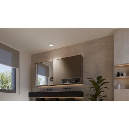 Philips - LOT 3x Spot encastrable LED RGBW salle de bain à intensité variable Hue SLIM LED/8,3W/230V IP44 2000-6500K
