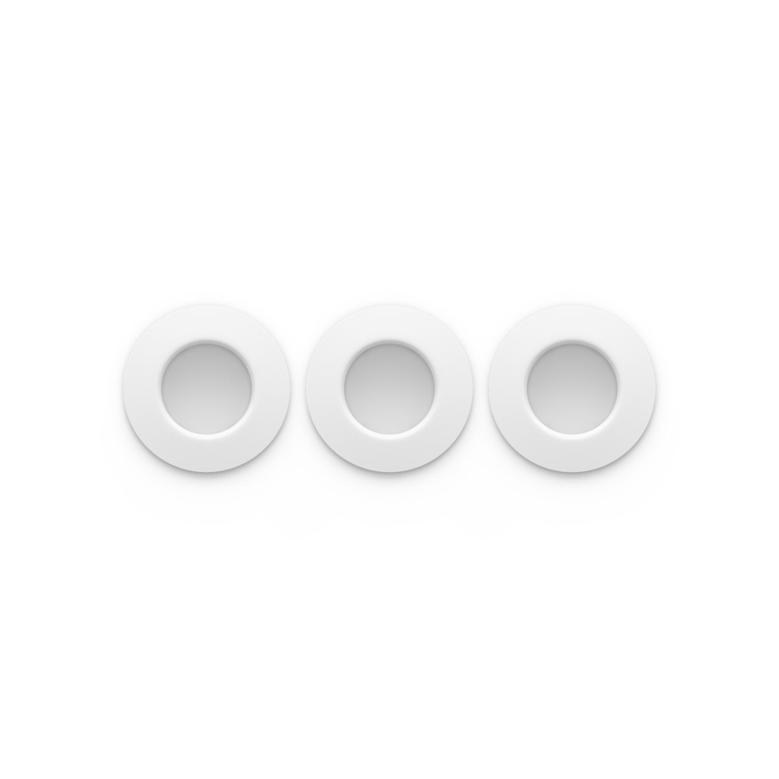 Philips - LOT 3x Spot encastrable LED RGBW salle de bain à intensité variable Hue SLIM LED/8,3W/230V IP44 2000-6500K