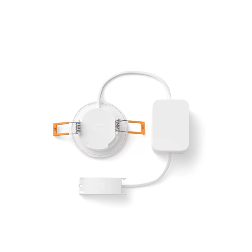 Philips - LOT 3x Spot encastrable LED RGBW salle de bain à intensité variable Hue SLIM LED/8,3W/230V IP44 2000-6500K