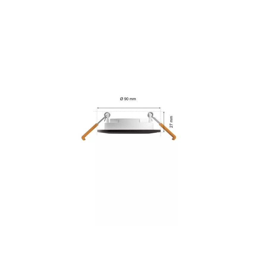 Philips - LOT 3x Spot encastrable LED RGBW salle de bain à intensité variable Hue SLIM LED/8,3W/230V IP44 2000-6500K