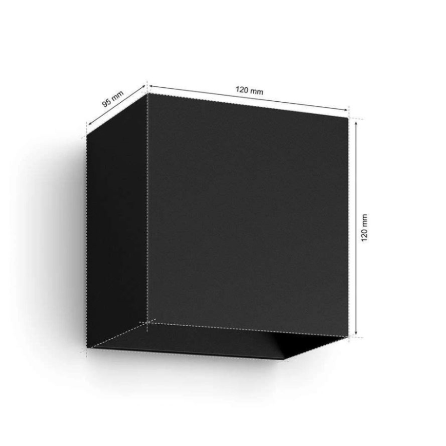 Philips - Lot de 2 appliques murales d'extérieur dimmables LED RGBW Hue RESONATE LED/8W/230V 2000-6500K IP44