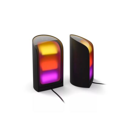 Philips - Lot de 2 projecteurs LED RGBW dimmables Hue PLAY Wall Washer LED/20W/230V 2000–6500K noirs