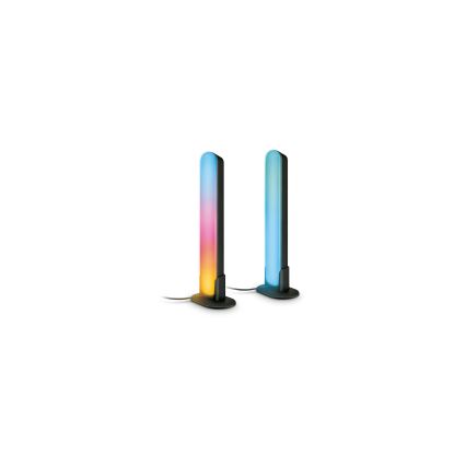 Philips - Pack de 2 luminaires LED RGBIC dimmables SMART GRADIENT LED/8W/230V 2700-6500K Wi‑Fi