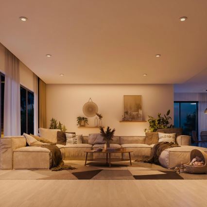 Philips - LOT DE 3 spots encastrés PERIDOT 1xGU10/7W/230V blancs