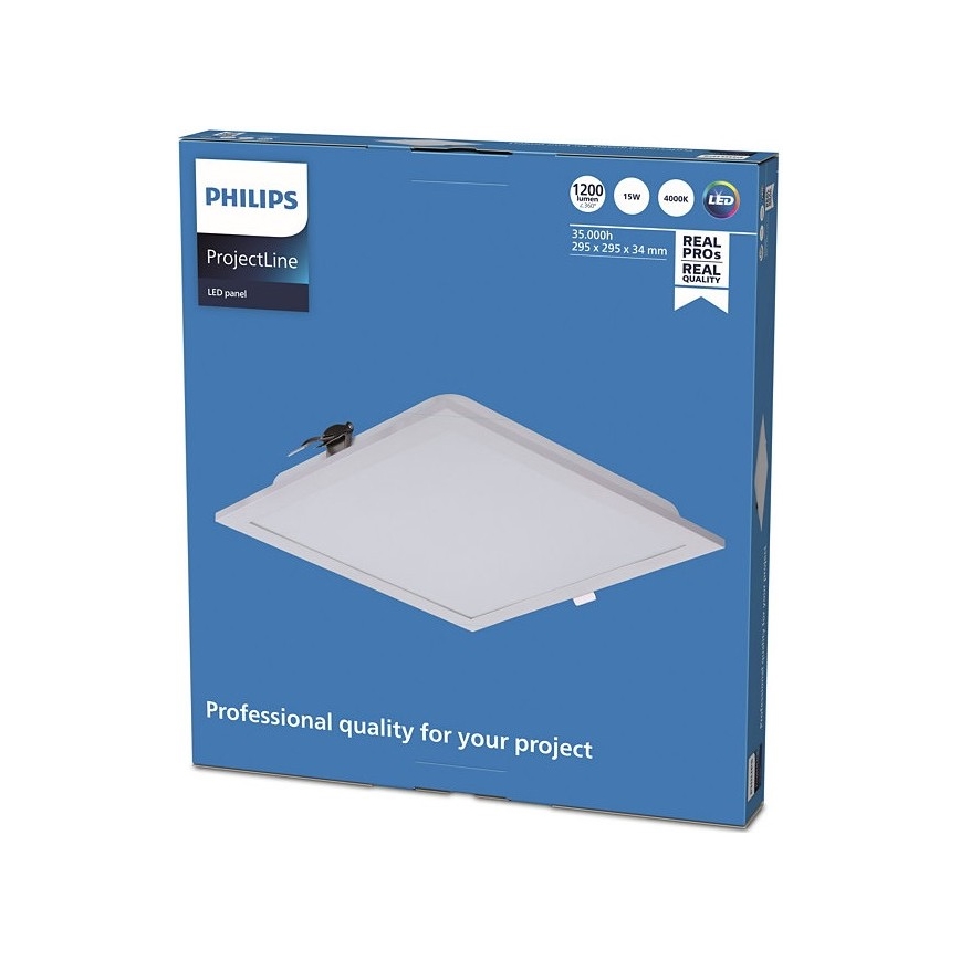 Philips - Luce LED da incasso PROJECTLINE LED/15W/230V 29,5x29,5 cm