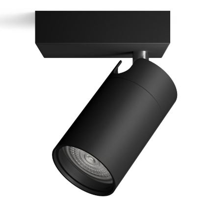 Philips - Luce Spot da bagno IDRIS 1xGU10/5W/230V IP44 nero