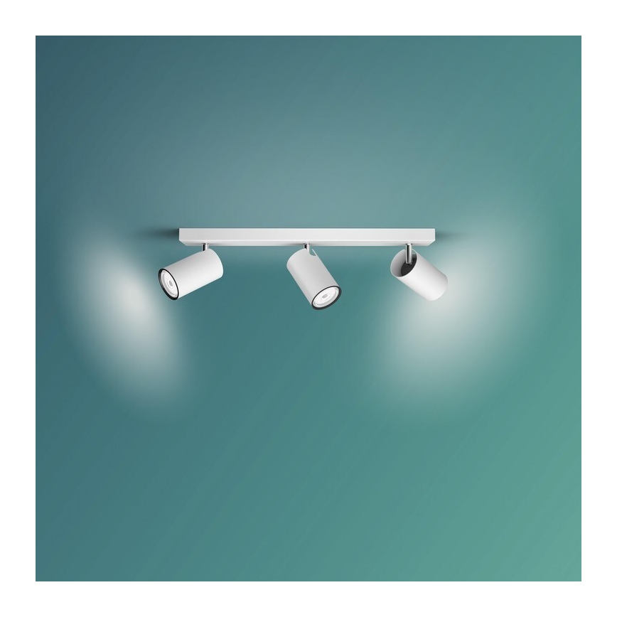 Philips - Luce Spot KOSIPO 3xGU10/5,5W/230V bianco