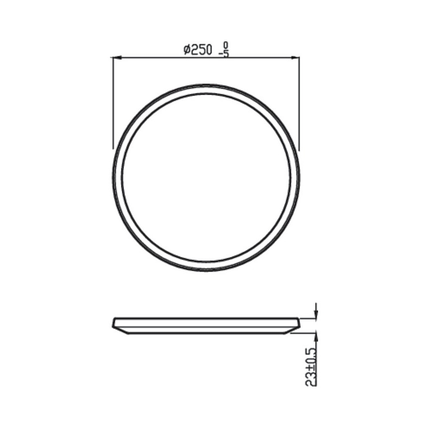 Philips - Luminaire à intensité variable LED extérieur SUPERSLIM SCENE SWITCH LED/15W/230V IP54 blanc
