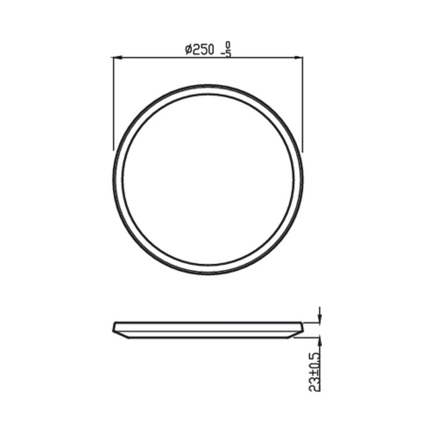 Philips - Luminaire à intensité variable LED extérieur SUPERSLIM SCENE SWITCH LED/15W/230V IP54 blanc