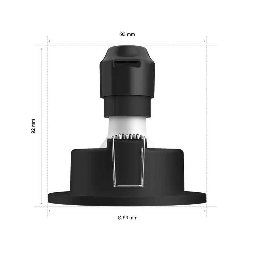 Philips - Luminaire encastré de salle bain LED RVBW  à intensité variable Hue XAMENTO GU10/5,7W/230V IP44 2200-6500K