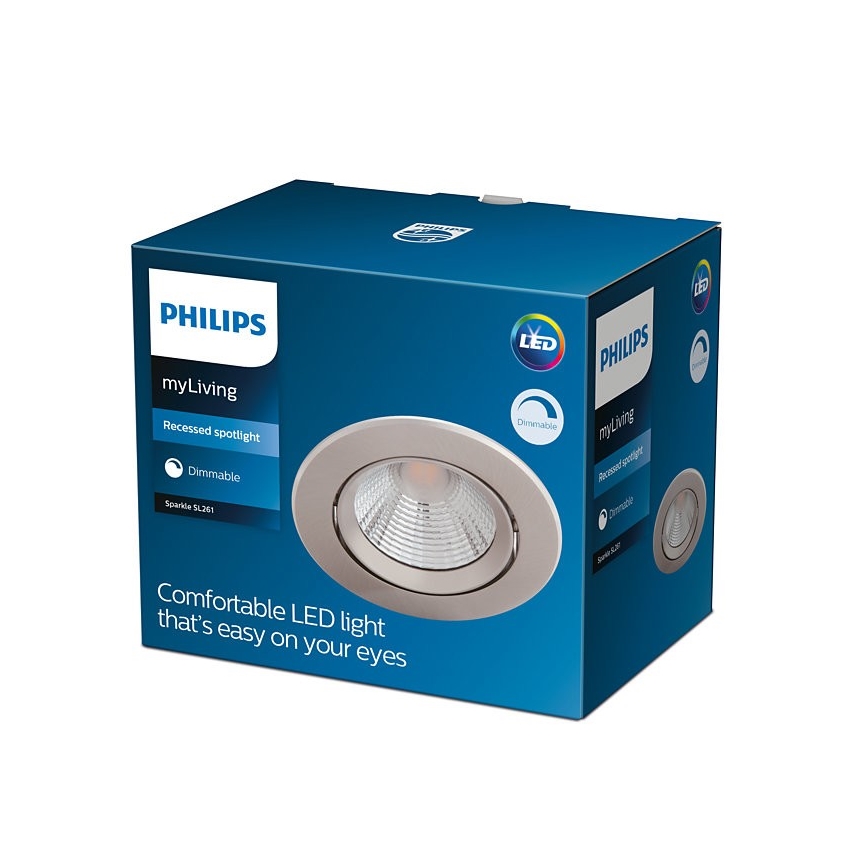 Philips - Luminaire encastré LED à intensité variable LED/5,5W/230V