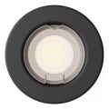 Philips - Luminaire encastré PERIDOT 1xGU10/7W/230V noir