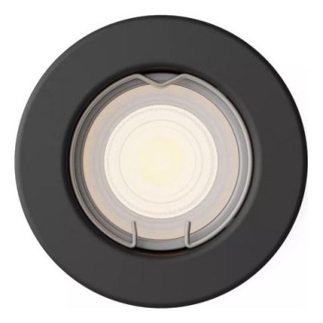 Philips - Luminaire encastré PERIDOT 1xGU10/7W/230V noir