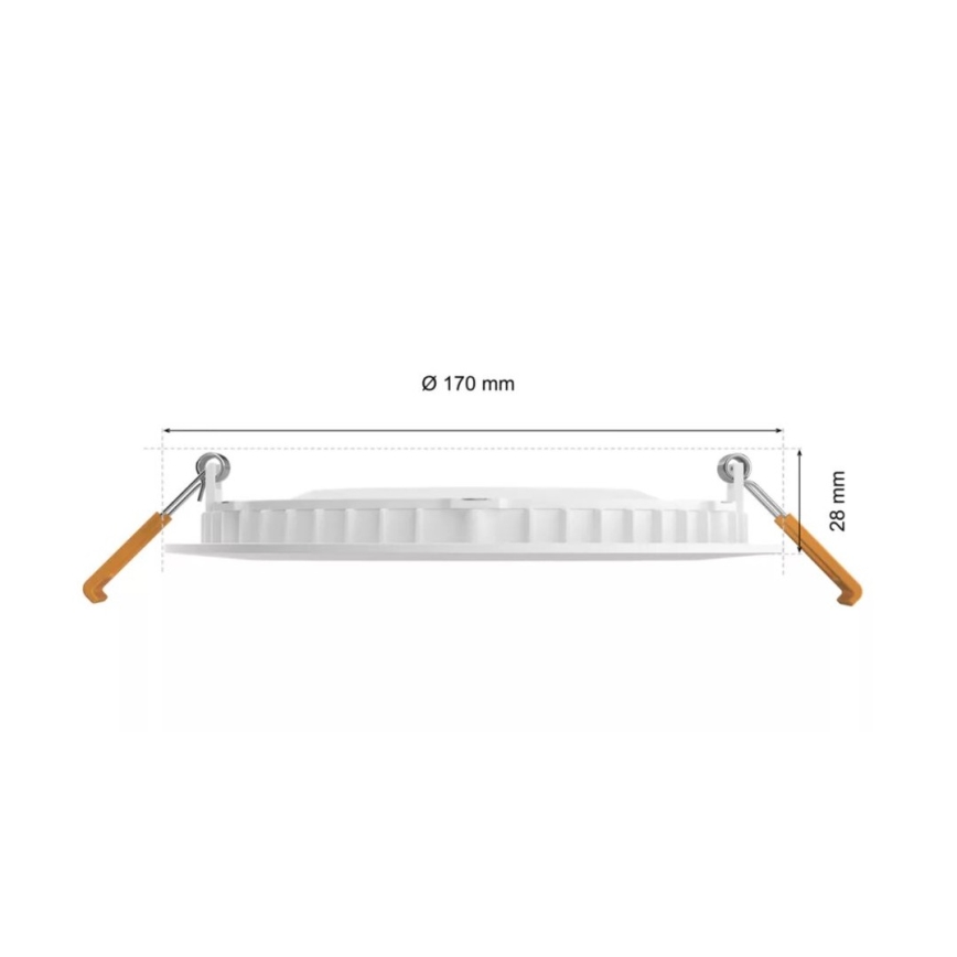 Philips - Spot encastrable LED RGBW salle de bain à intensité variable Hue SLIM LED/12W/230V IP44 2200-6500K