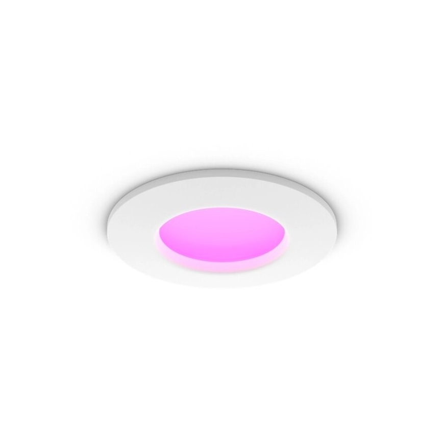 Philips - Spot encastrable LED RGBW salle de bain à intensité variable Hue SLIM LED/8,3W/230V 2000-6500K IP44 blanc