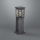 Philips Massive 15282/54/10 - Lampadaire extérieur BRIDGEPORT 1xE27/60W IP44