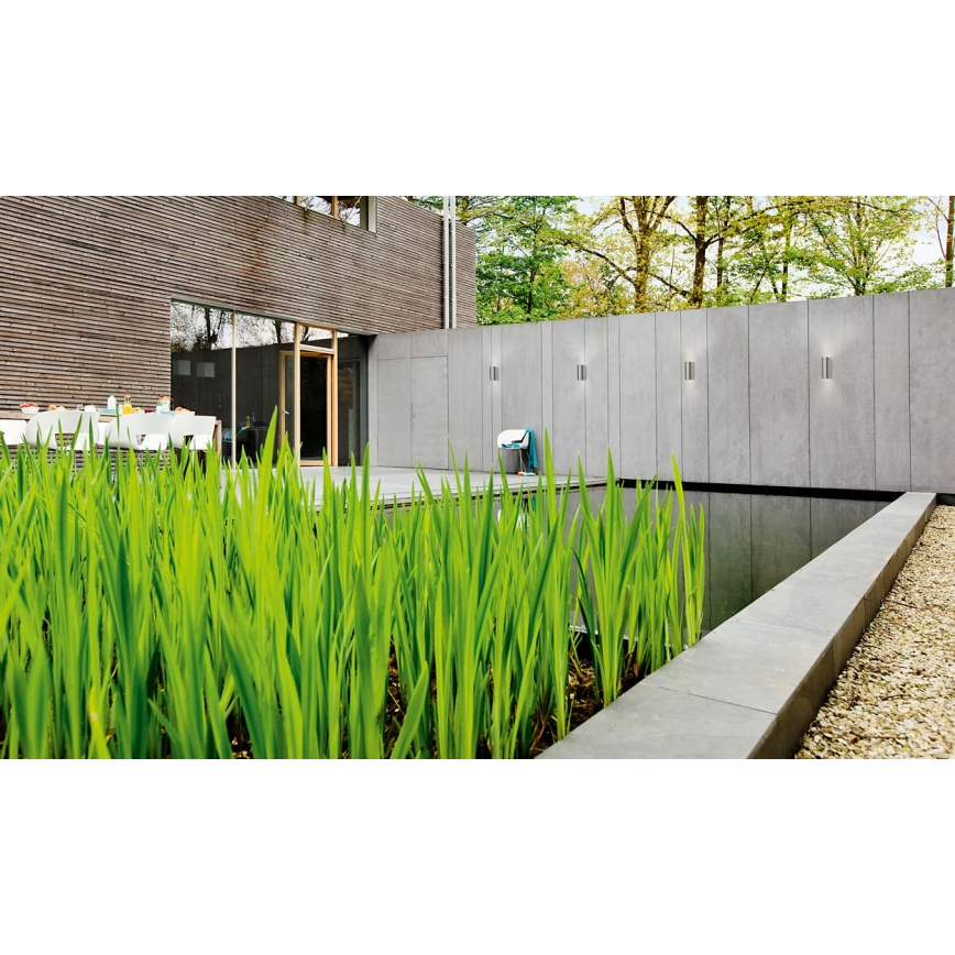 Philips Massive 17102/47/10 - Applique da esterno NANTES 2xGU10/35W/230V