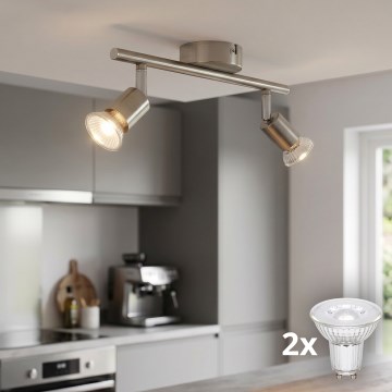 Philips Massive - LED-Deckenstrahler 2xGU10/50W/230V