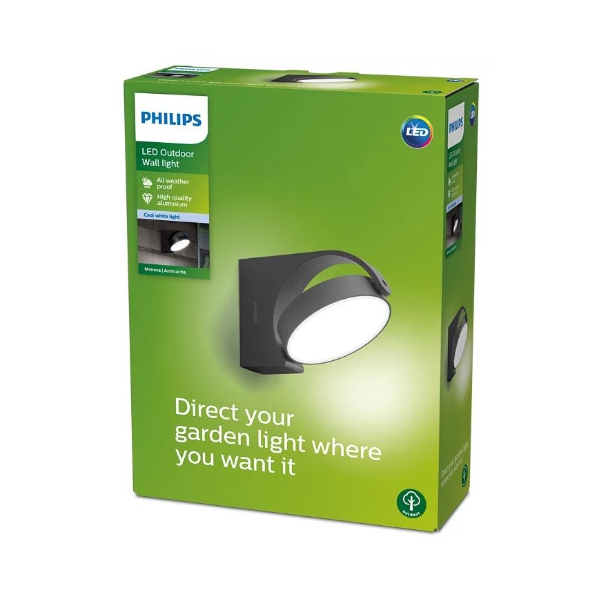 Philips - LED Außenwandleuchte LED/7W/230V 4000K IP44