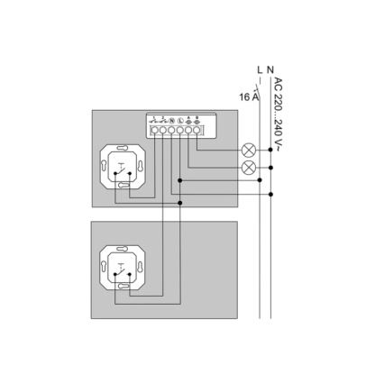 Philips - Modulo per interruttore da parete a 2 pulsanti Hue