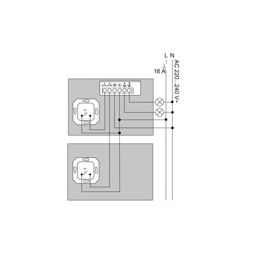 Philips - Modulo per interruttore da parete a 2 pulsanti Hue